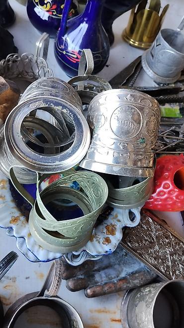 perde aksesuar: Məhsul: Metal stəkanaltılar (çay stəkan tutacaqları) Təsvir: - — 1