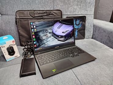 швейная машинки в рассрочку: Ноутбук, Lenovo, 16 ГБ ОЭТ, AMD Ryzen 7, 15.6 ", Колдонулган, Оюндар үчүн, эс тутум NVMe SSD