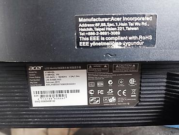 power star w7: Монитор, Acer, Б/у, LCD, 18" - 19" — 3