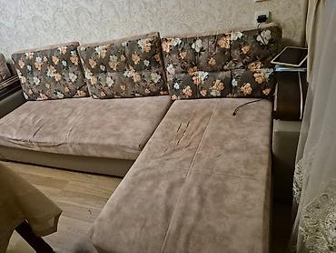 ZB Divan – 130 AZN Ünvan: Qara Qarayev - Geniş L‑şəkilli divan