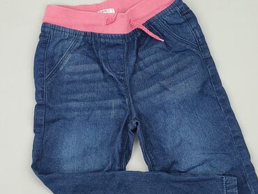 jeansy z falbanką: Jeans, 5-6 years, 110/116, condition - Very good