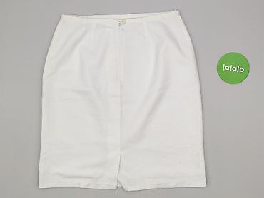 biala spodnice plisowane midi: Spódnica damska, rozmiar XL — 3