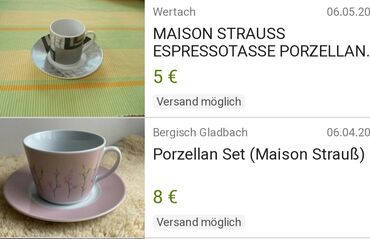 Kuhinjski setovi: Soljice nove za dvoje Maison Strauss Porcelan. Obe u ceni. Tacne na lalafo.rs — 6 Kuhinjski setovi: Soljice nove za dvoje Maison Strauss Porcelan. Obe u ceni. Tacne — 6