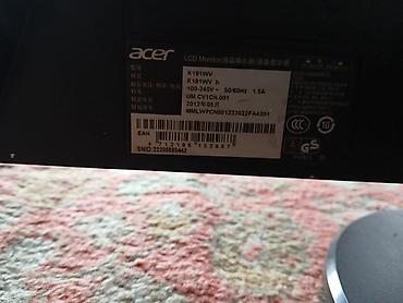 бу чехлы: Монитор, Acer, Б/у, LCD — 2