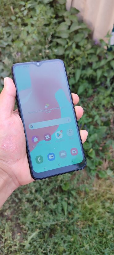 мобильные телефоны сенсорные: Samsung Galaxy A10s, Колдонулган, 32 ГБ, түсү - Кара, 2 SIM