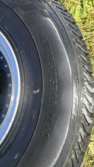 Унаа: Дөңгөлөктөр монтажда 285 / 75 / R 16, All-season, Колдонулган, Комплект, Жол тандабастар (АТ/МТ), Куйма — 6