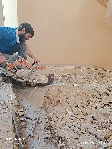 bakida usta isleri: Beton kəsmə xidməti - Divar, döşəmə və tavanlarda dəqiq və səliqəli — 4