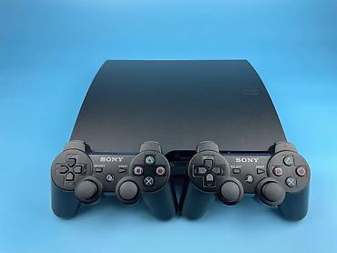 диск пс3: Игровая приставка Sony PlayStation 3 (модель Slim) с двумя — 1