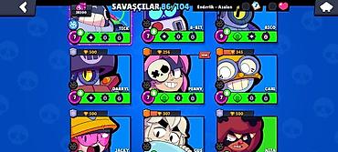 Digər oyun və konsollar: Brawl Stars oyun hesabı - Kupa sayı: 33000+ - Prestij: 11 - Toplanan — 14