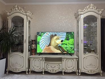 Стенки-шкафы: Классическая гостиная стенка из 3 предметов: две витрины и тумба под — 3