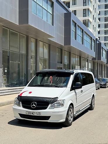 disk ve tekerler type 1: Mercedes-Benz Vito miniven - Kuzov: ağ rəng, aerodinamik body-kit və — 10