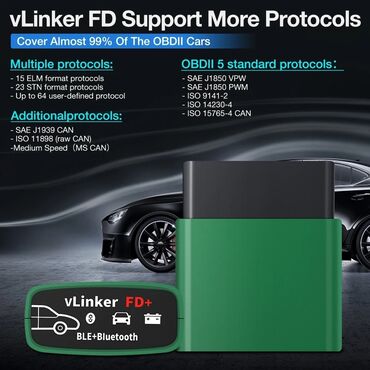 Alati za automobile: Vgate vLinker FD+ ELM327 V2.2 Forscan za Ford i Mazdu, Bluetooth 4.0 — 11