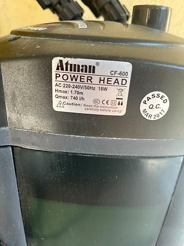 akvarium filter: Atman CF-600 xarici akvarium filtri - Model: Atman CF-600 — 2