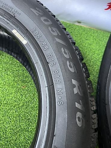 aeolus e70: Шины 205 / 55 / R 16, Зима, Б/у, Комплект, Легковые, Pirelli — 6