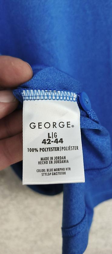 Мужская одежда: Поло Английского бренда GEORGE. Размер L - XL . Made in Jordan — 5