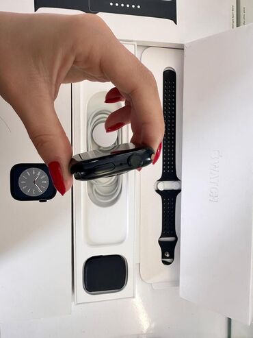 Telefon üçün soyuducular: Smart saat, Apple, Sensor ekran, rəng - Qara