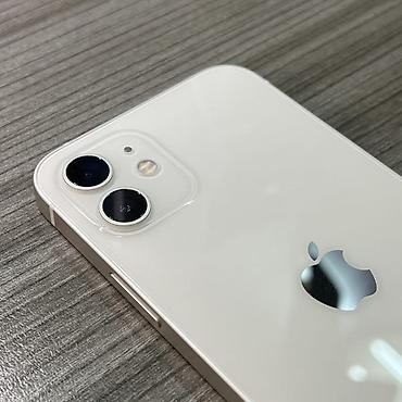 камера виде: IPhone 12, Б/у, 128 ГБ, Белый, 85 % — 2
