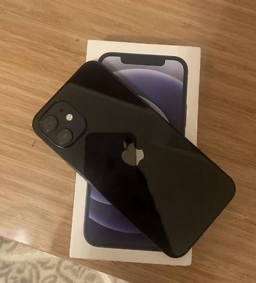 iphone 3: IPhone 12, 64 GB, Qara, Zəmanət, Simsiz şarj, Face ID — 1