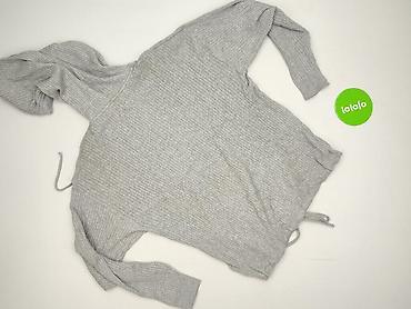 szara bluza pull and bear: 157, Bluza z kapturem damska, rozmiar S — 3