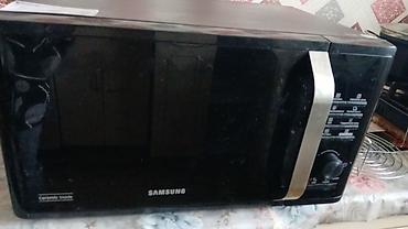 gril: Mikrodalğalı soba Samsung, Ayrıca dayanan, Qril ilə, rəng - Qara, İşlənmiş — 2
