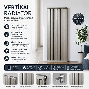 desmal: Yeni Seksiyalı Radiator Alüminium, Pulsuz çatdırılma, Ödənişli quraşdırma, Zəmanətli, Kredit yoxdur — 6