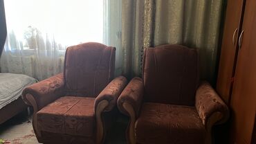 диван реклайнер: Комплект мягкой мебели, цвет - Коричневый