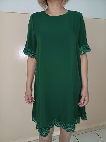 короткие платья туники: Платье туника, новое, размер 48,

цена 1000с