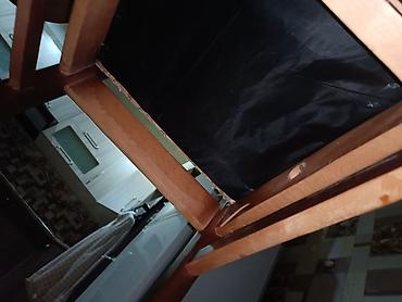 stul plasmas: Mebel: Taxta yemək otağı stulu - Material: Möhkəm taxta karkas — 3
