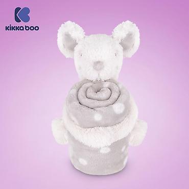 ormari: KikkaBoo Baby ćebence sa plišanom igračkom 70x100 Joyful Mice - Šifra — 1