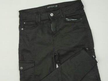 m sara spodnie woskowane: Bershka, Spodnie cargo damskie, rozmiar M