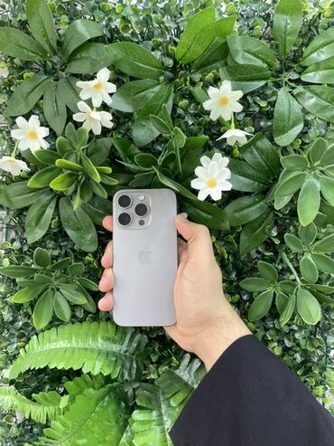 iphone 15 islenmis: IPhone 15 Pro, 128 GB, Gümüşü, Face ID