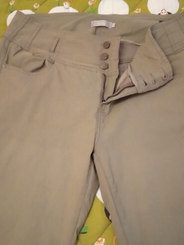 zenske pantalone h m: 3XL (EU 46), Normalan struk, Ravne nogavice