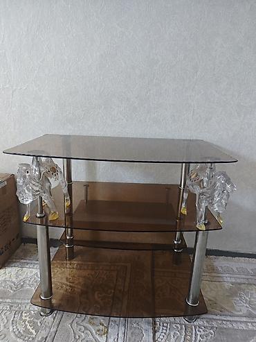 silver kitchen: Стеклянная тумба/стойка для ТВ и техники - Материал: закалённое — 1