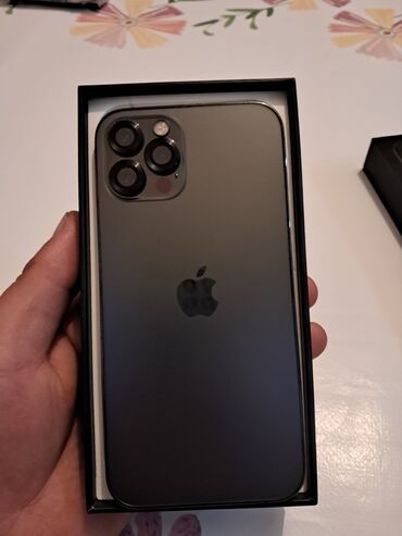 обмен на айфон 12: IPhone 12 Pro, Скидка 10%, Б/у, 256 ГБ, Graphite, Кабель, Коробка, 79 %