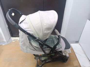 Коляски: Коляска, цвет - Серебристый, Б/у — 8