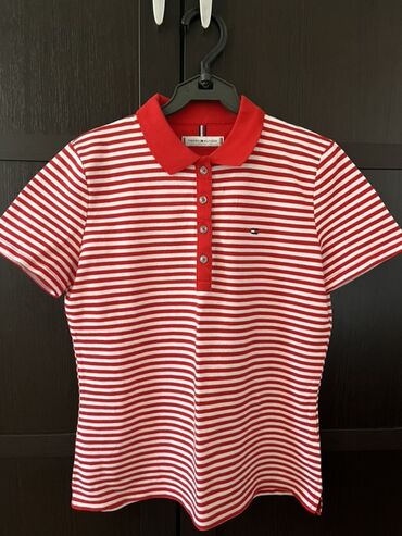 стильная молодежная рубашка: Футболка, Tommy Hilfiger, Новый, S (EU 36), M (EU 38)