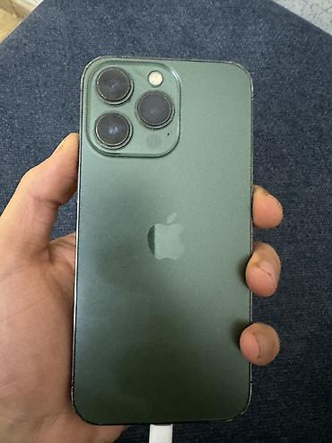 iphone alıram: IPhone 13 Pro, 128 GB, Alpine Green, Zəmanət, Face ID — 8