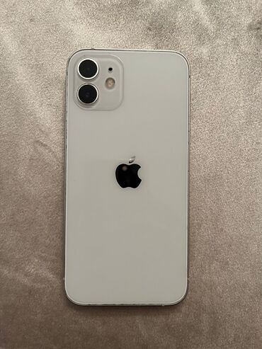 Apple iPhone: IPhone 12, 64 GB, Ağ, Simsiz şarj, Face ID