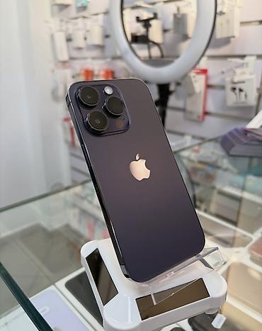 2 ci el iphone 14: IPhone 14 Pro, 256 GB, Deep Purple, Zəmanət, Simsiz şarj, Face ID — 1