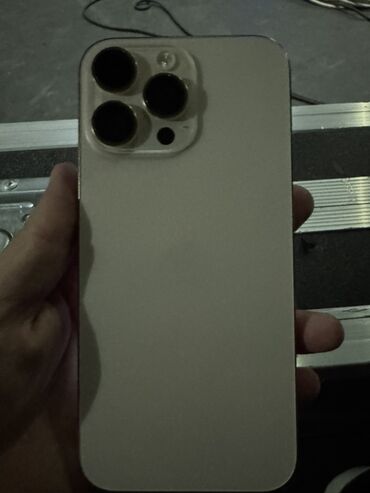 телефон айфон 16 про: IPhone 16 Pro Max, Б/у, 256 ГБ, White Titanium, Защитное стекло, Коробка, 98 %