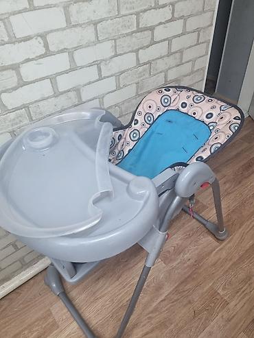 foldable table: Продаю стульчик для кормления. Съёмный столик - удобно мыть! Чехол — 3