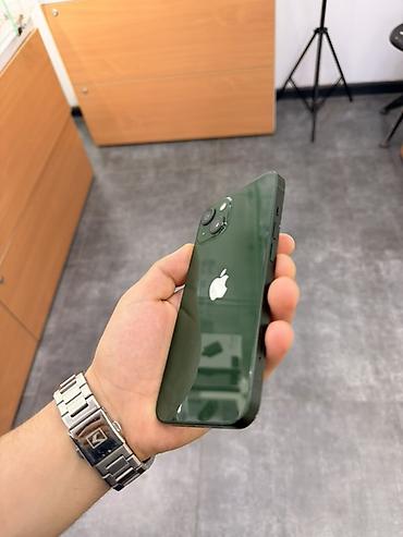 iphone x 🅁: IPhone 13, 128 GB, Yaşıl, Face ID — 3