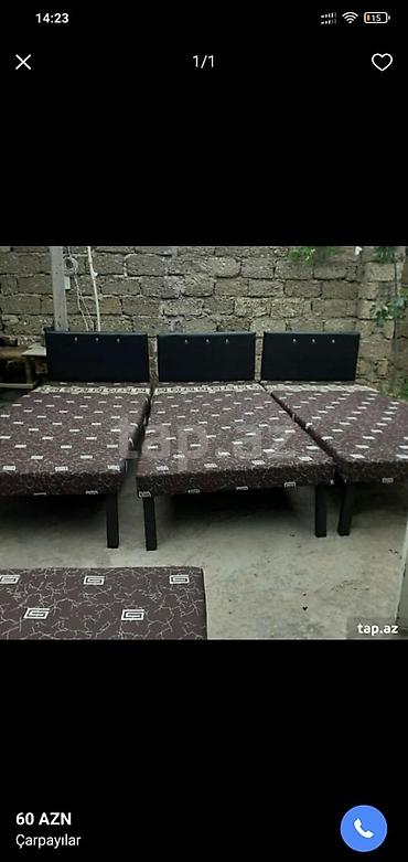 Çarpayılar təzə 1 nəfərlik 60 manat 2 nəfərlik 110 manat Hazırı var