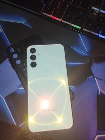 casper via a1: Samsung Galaxy A15, 128 GB, rəng - Mavi, Zəmanət, Sensor, Barmaq izi
