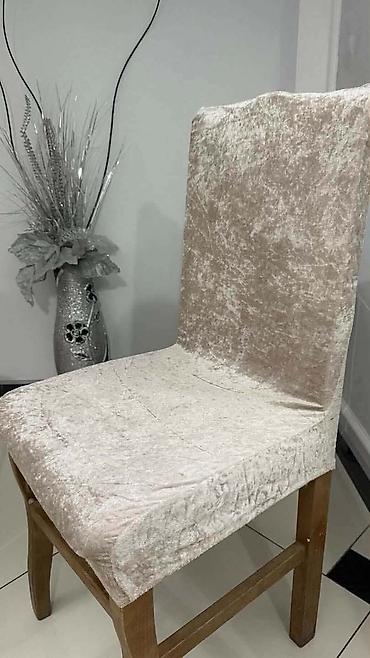 home decor ruma: Navlake za trpezarijske stolice – rastegljivi jastučasti žakar — 5