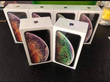 iphone xs max yeni: IPhone Xs Max, 256 GB, Ağ, Zəmanət, Barmaq izi, Face ID