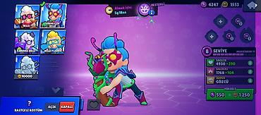 qas permanent: Brawl Stars hesabı – yüksək səviyyəli döyüşçülər və nadir kostyumlar — 10
