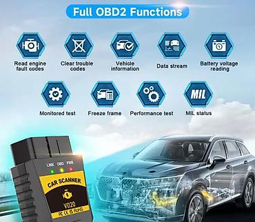 Другие аксессуары для мобильных телефонов: Car Scanner OBD 2 версия 1.5, Full OBD 2 mode,,Check Engine Light Code — 8
