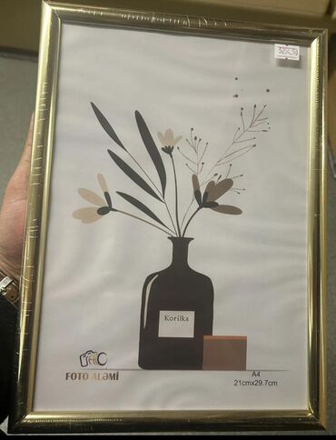 Şəkil və rəsmlər üçün çərçivələr: Çərçivə А4 (21 x 29.7 sm) — 8