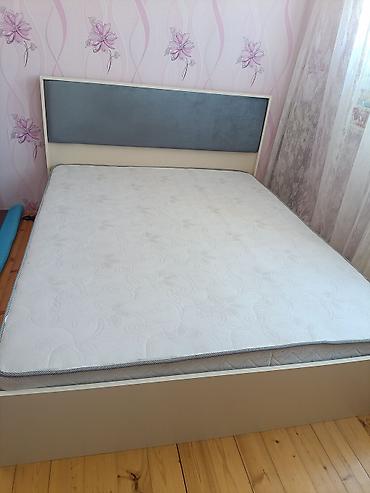 Çarpayılar: Mebel dəsti: iki nəfərlik çarpayı və döşək TƏCÍLÍ SATILIR - Ölçü — 2